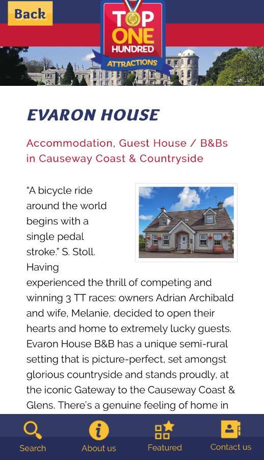 Evaron House Stranocum Exterior foto